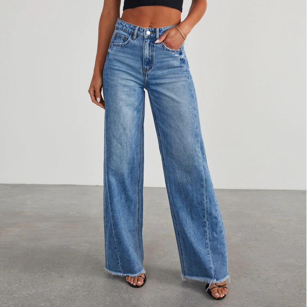 Damenhose High-Waist Jeans Trendy SlimFit