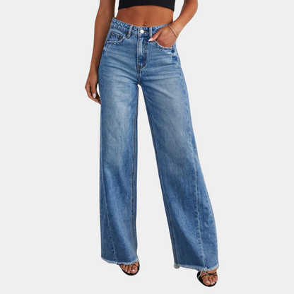 Damenhose High-Waist Jeans Trendy SlimFit - BerlinGlamour