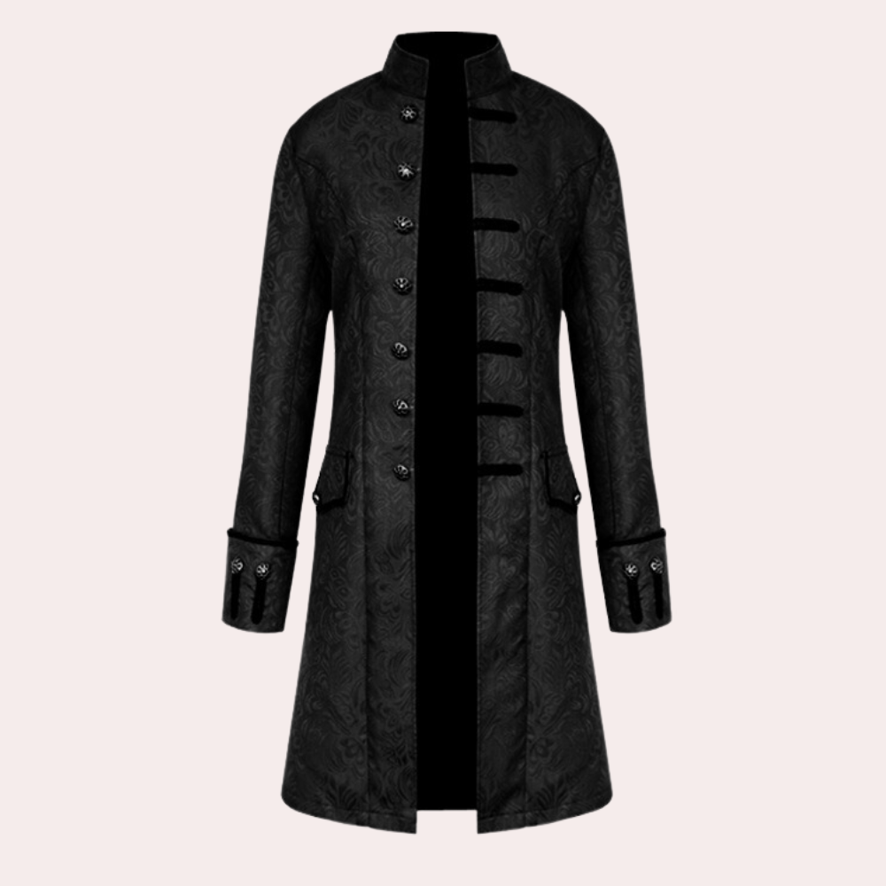 Herren Mantel Lang Weinlese Stil Luxus Winter