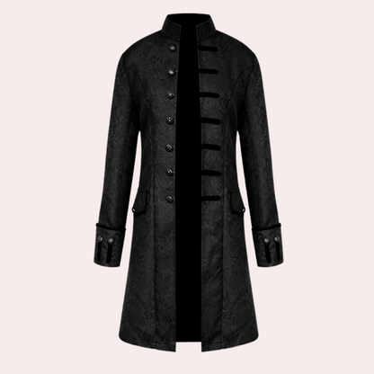 Herren Mantel Lang Weinlese Stil Luxus Winter