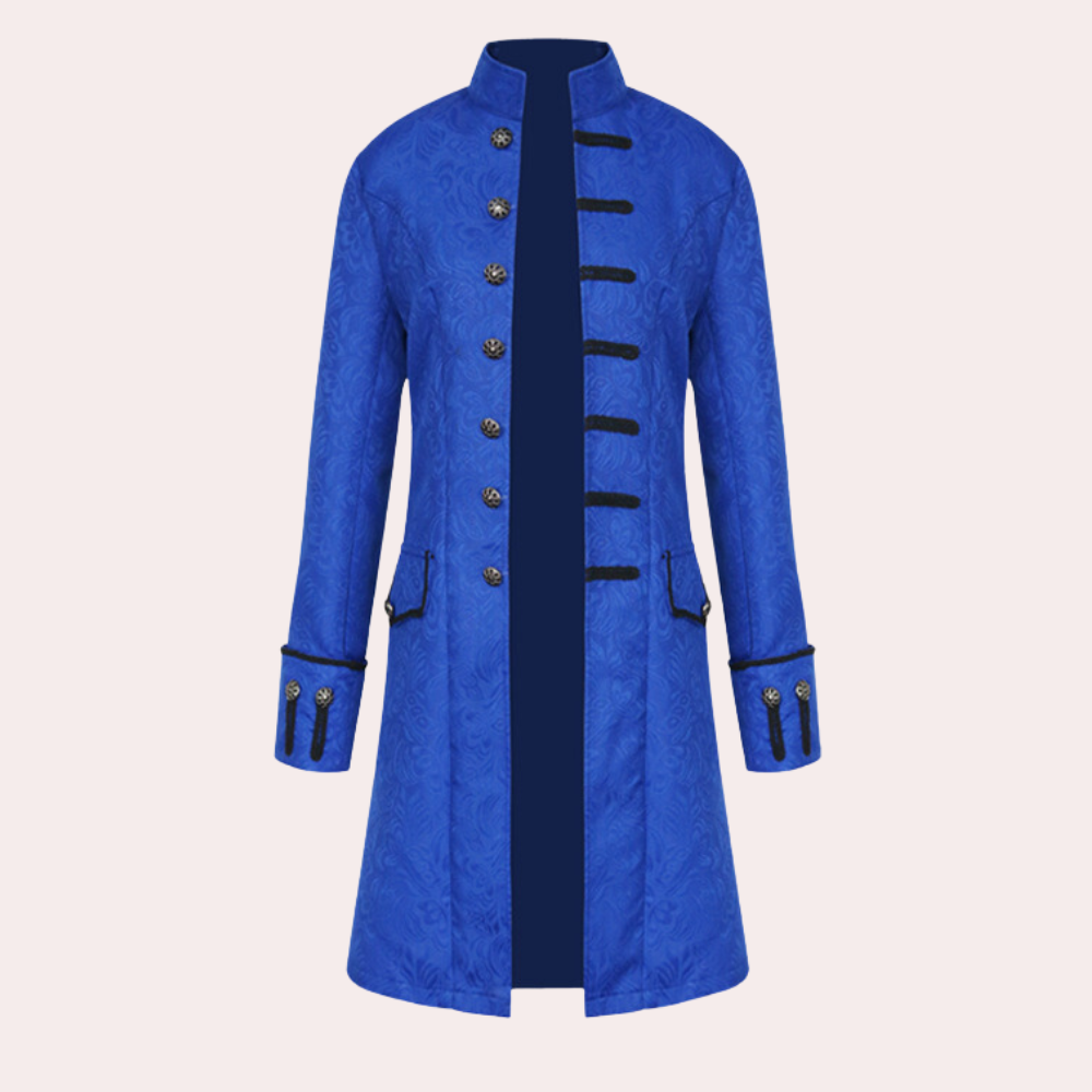 Herren Mantel Lang Weinlese Stil Luxus Winter