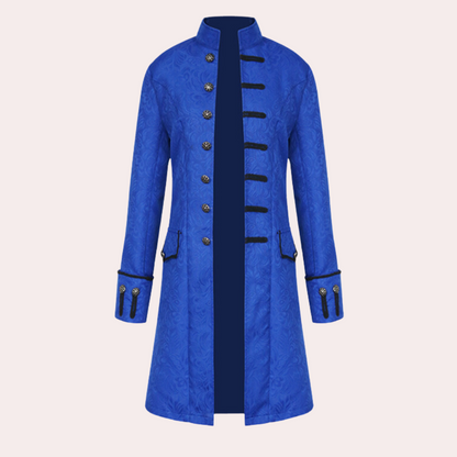 Herren Mantel Lang Weinlese Stil Luxus Winter