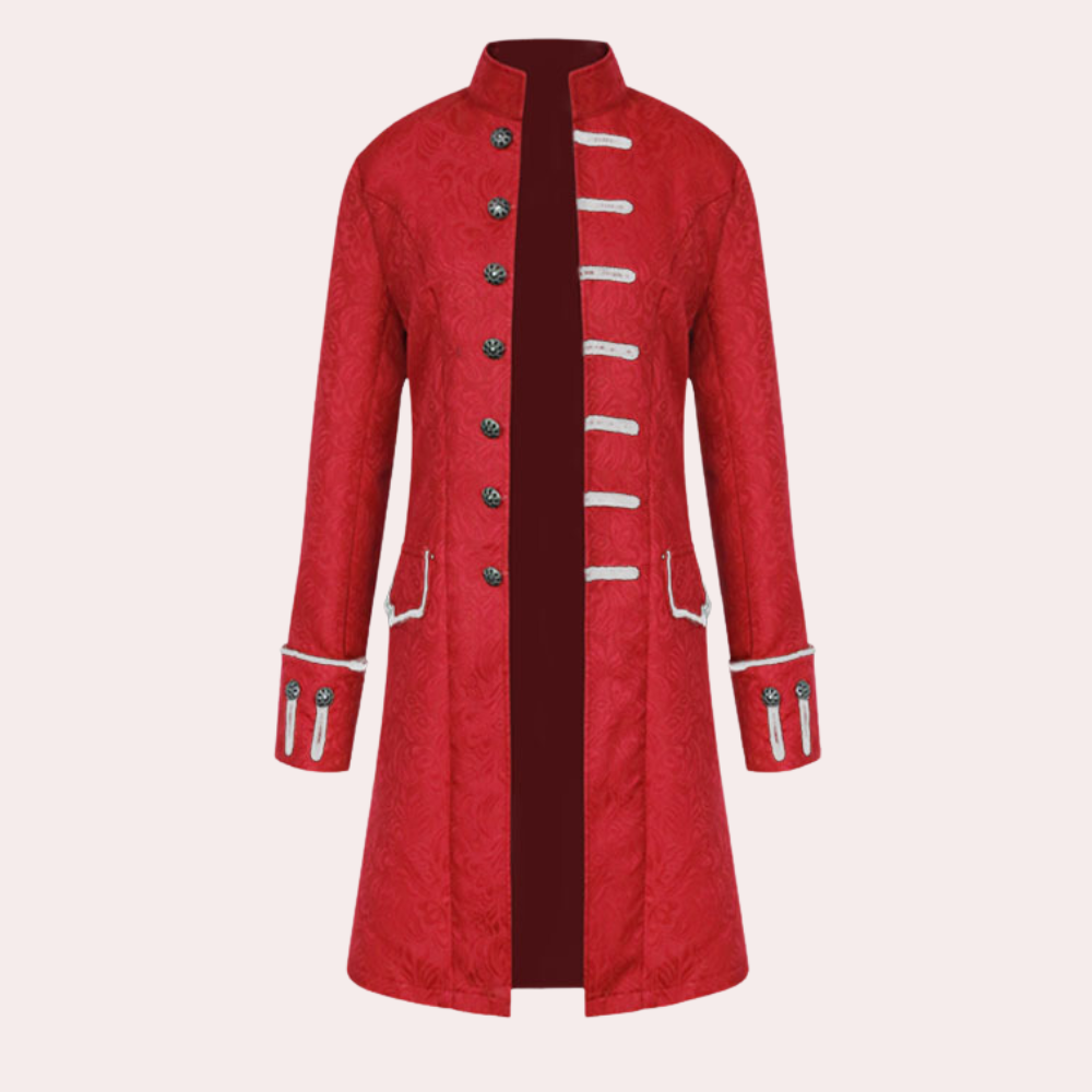 Herren Mantel Lang Weinlese Stil Luxus Winter