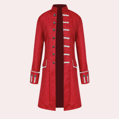 Herren Mantel Lang Weinlese Stil Luxus Winter
