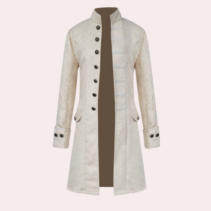 Herren Mantel Lang Weinlese Stil Luxus Winter