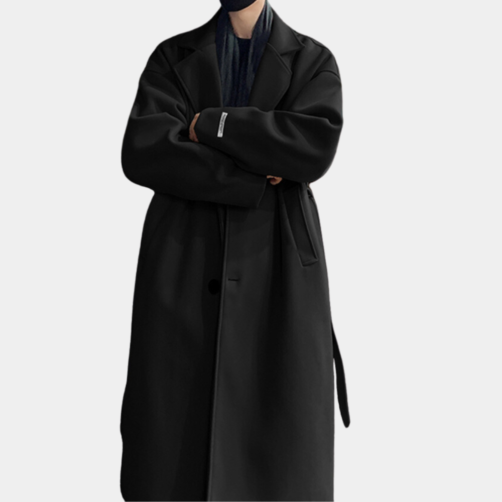 Klassischer Trenchcoat Herren Wasserabweisend Modern