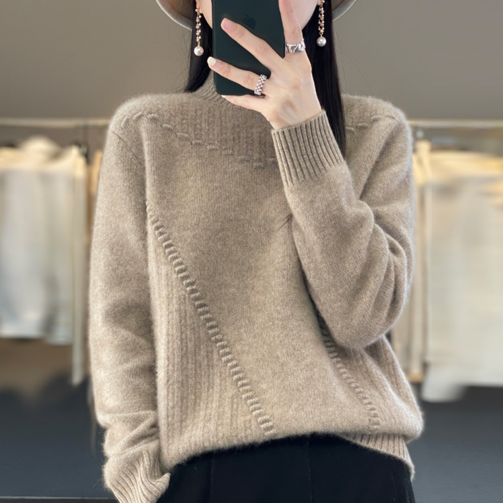 Luxuriöser, kuscheliger Damenpullover Bettina