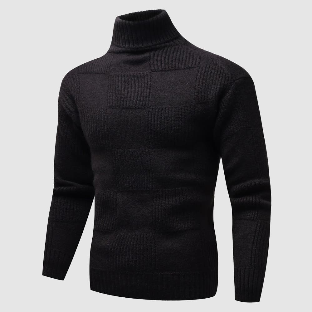 Herren Rollkragenpullover Slim Fit Frühling Trend