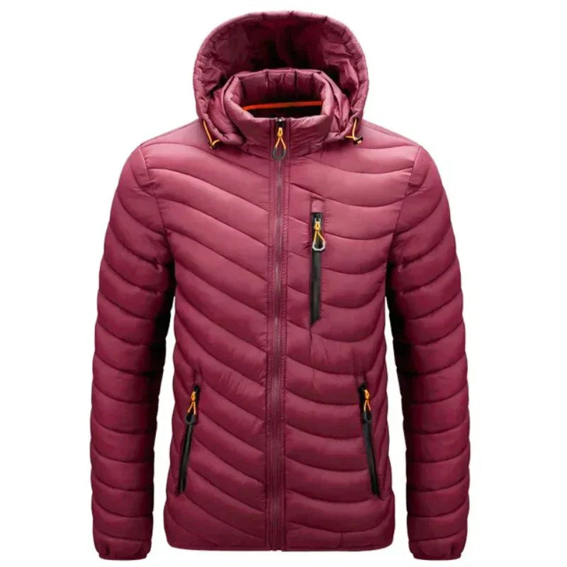 Herren Daunenjacke Outdoor Warm Wasserdicht