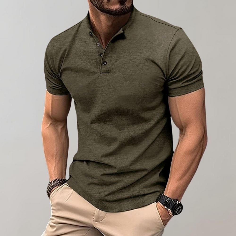 Herren Polo Shirt Modern Casual Slim Fit - BerlinGlamour