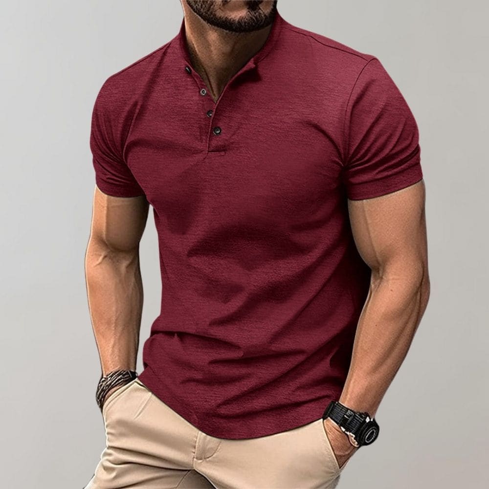 Herren Polo Shirt Modern Casual Slim Fit