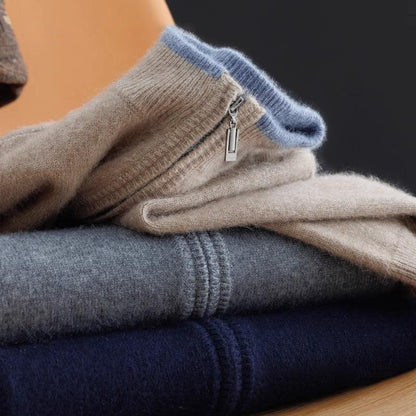 Herren Cashmere Jacke Warm Elegant Winter