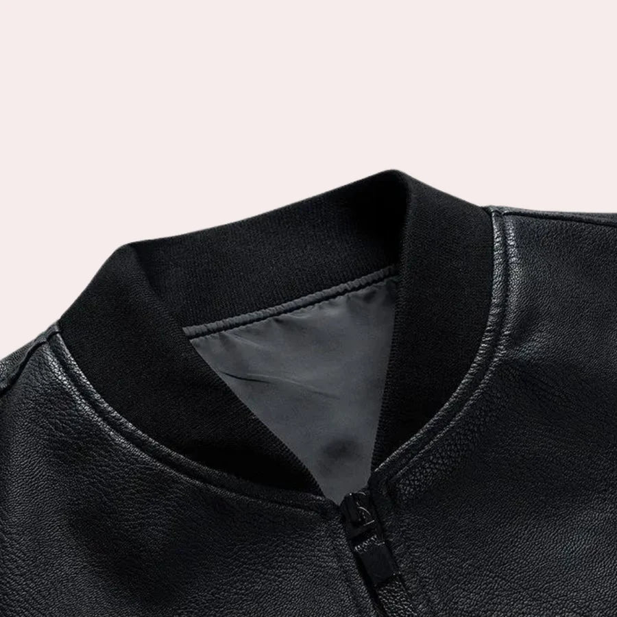 Herren Jacke Urban Style Modern Leder