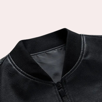 Herren Jacke Urban Style Modern Leder