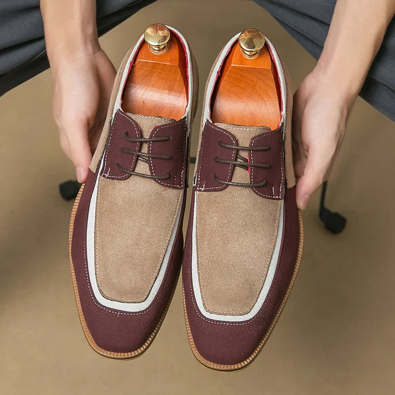 Herren Schuhe Wildleder Braun Elegant