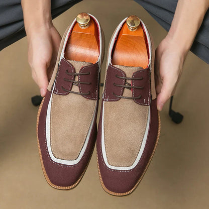 Herren Schuhe Wildleder Braun Elegant