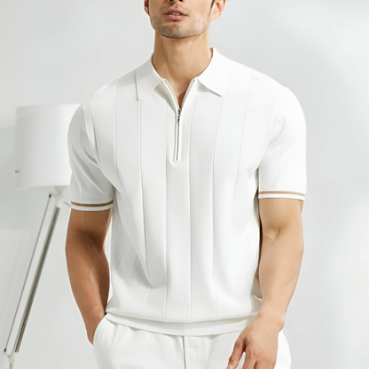 Herren Polo Shirt Slim Fit Elegantes Casual