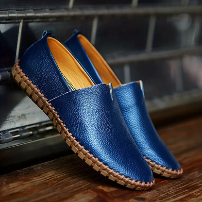 Elegante Herren Loafer aus echtem Leder Schwarz - BerlinGlamour