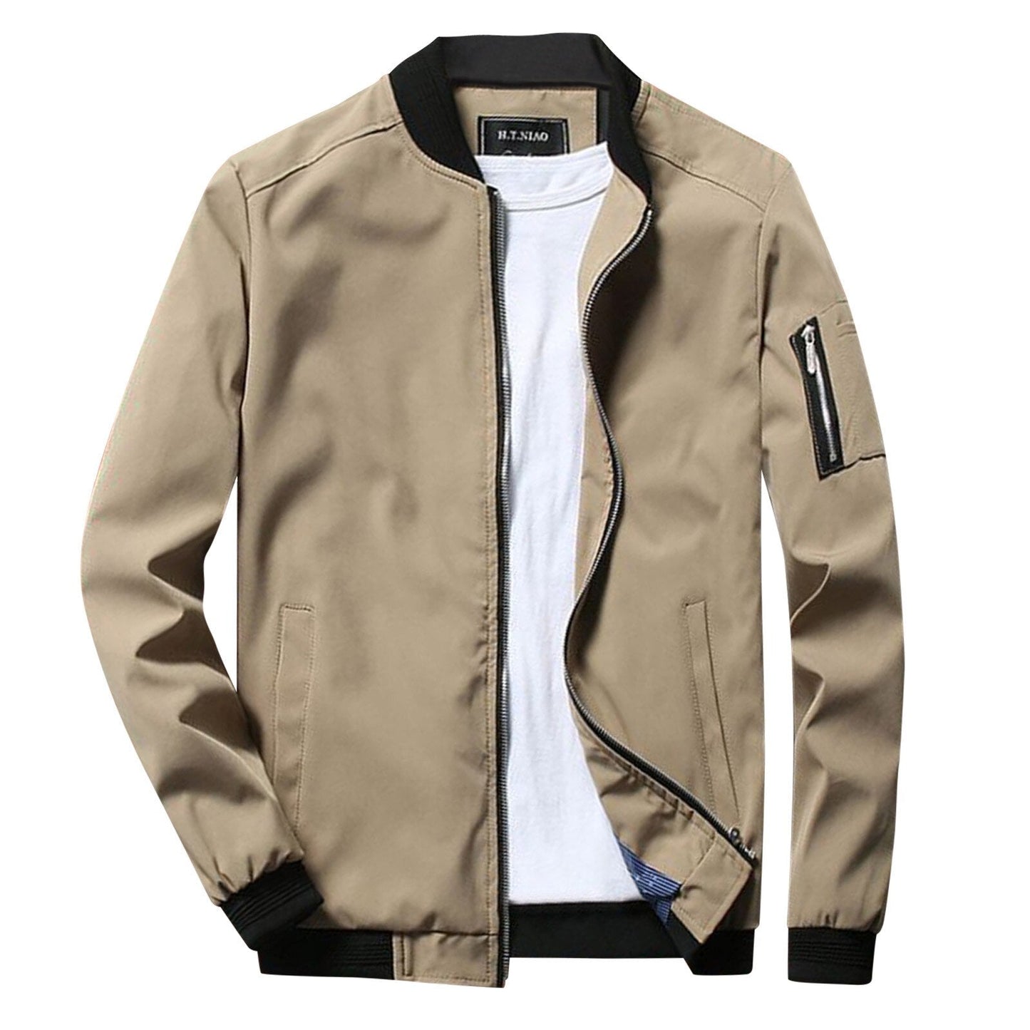 Männer Sommerjacke Kurz Slim Fit Stylisch