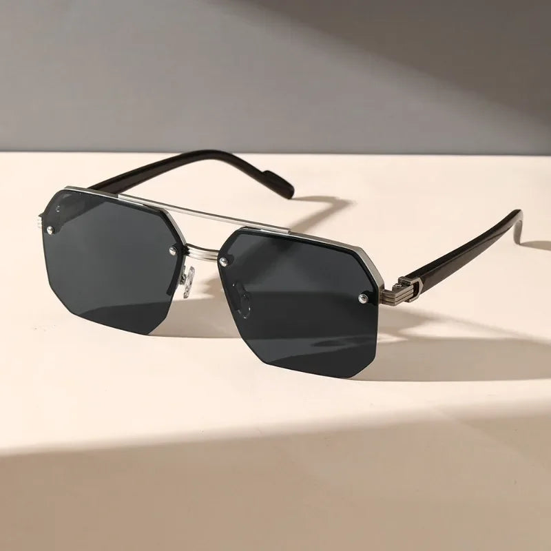 Herren Sonnenbrille Geometrisch Modern Sportlich - BerlinGlamour