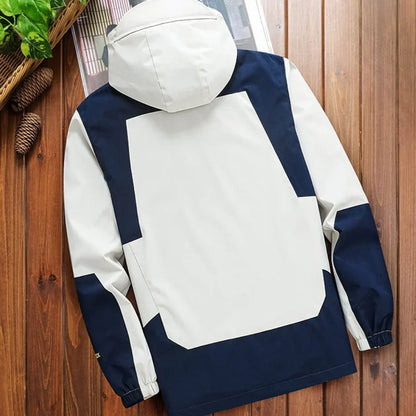 Herren Windbreaker Wasserdicht mit Kapuze