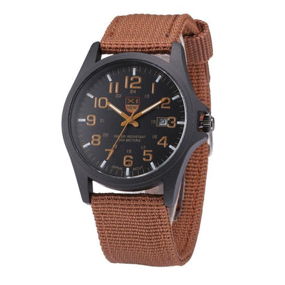 Militär Armbanduhr Taktisch Robust Schwarz