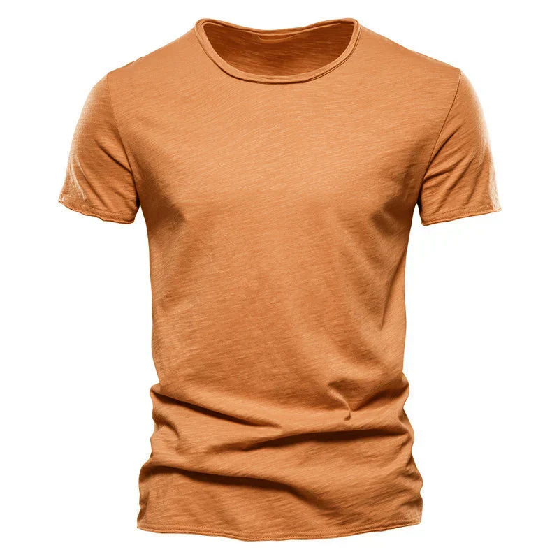 Baumwoll T-Shirt Herren Weich Bequem