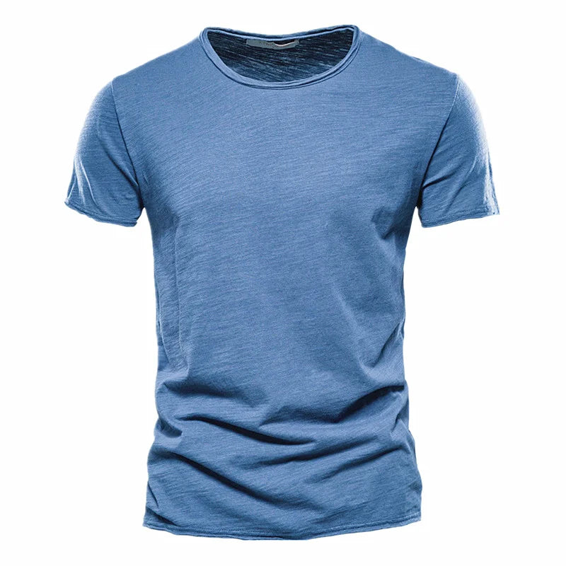 Baumwoll T-Shirt Herren Weich Bequem