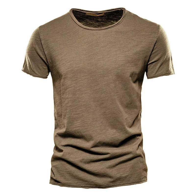 Baumwoll T-Shirt Herren Weich Bequem