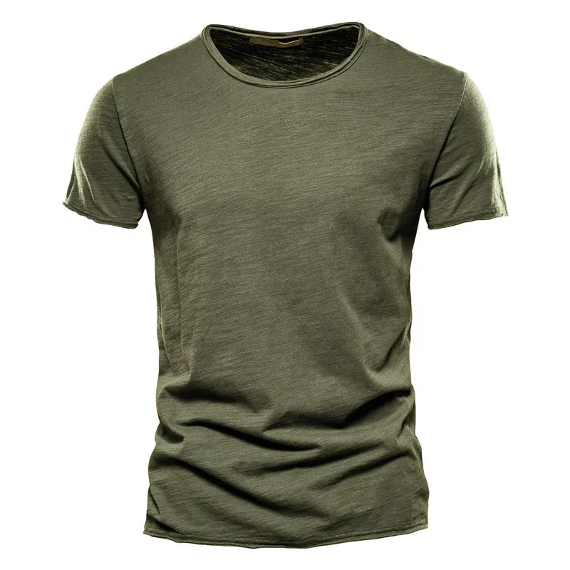 Baumwoll T-Shirt Herren Weich Bequem