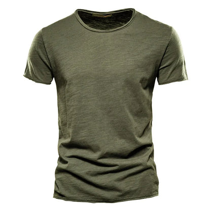 Baumwoll T-Shirt Herren Weich Bequem
