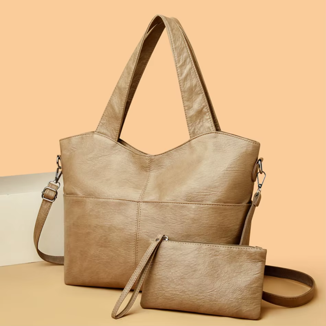Elegante Damenhandtasche mit doppeltem Riemen