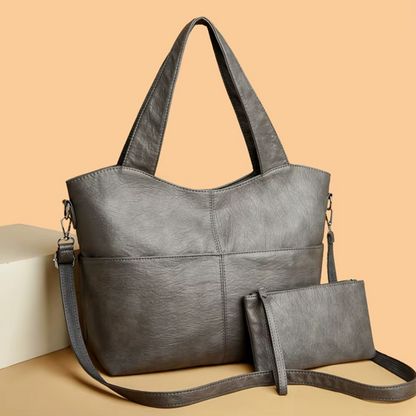 Elegante Damenhandtasche mit doppeltem Riemen