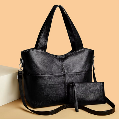 Elegante Damenhandtasche mit doppeltem Riemen