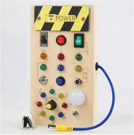 Montessori Holzbrett Spielboard für Kinder - BerlinGlamour