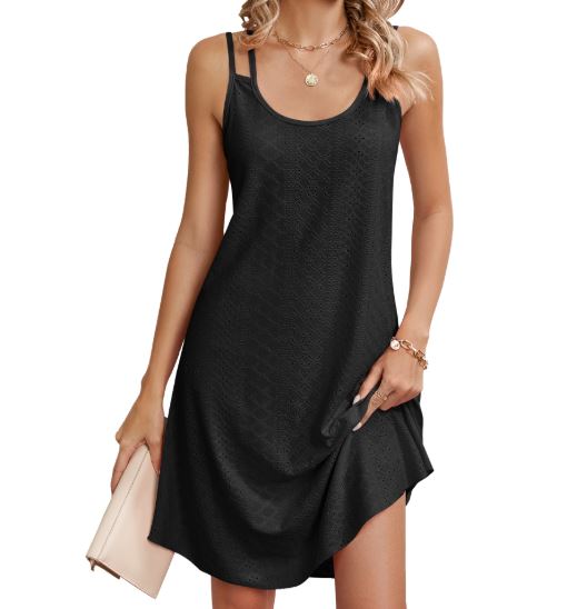 Sommerkleid Ärmellos Mini Kleid Cami Style