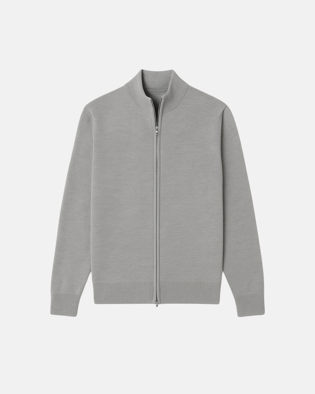 Herren Cardigan Langarm Reißverschluss Warm - BerlinGlamour