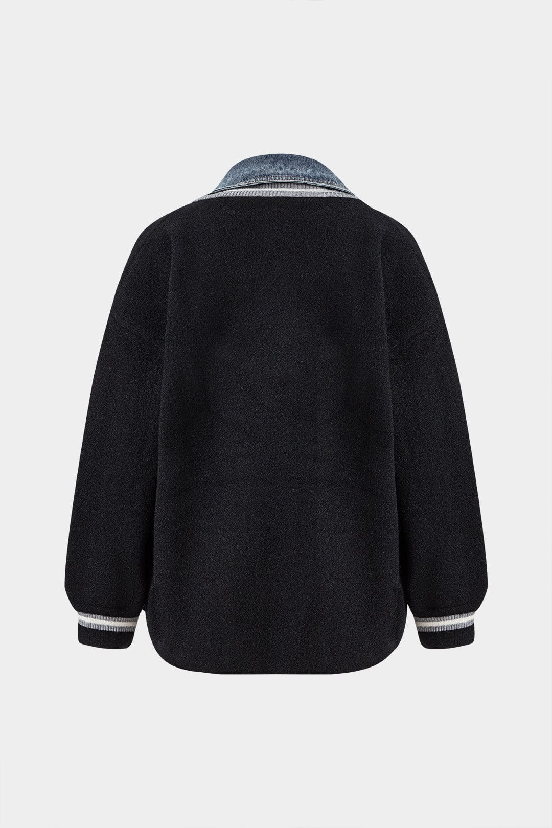 Denim-Hemd Cardigan Kombi Vielseitig Trendy