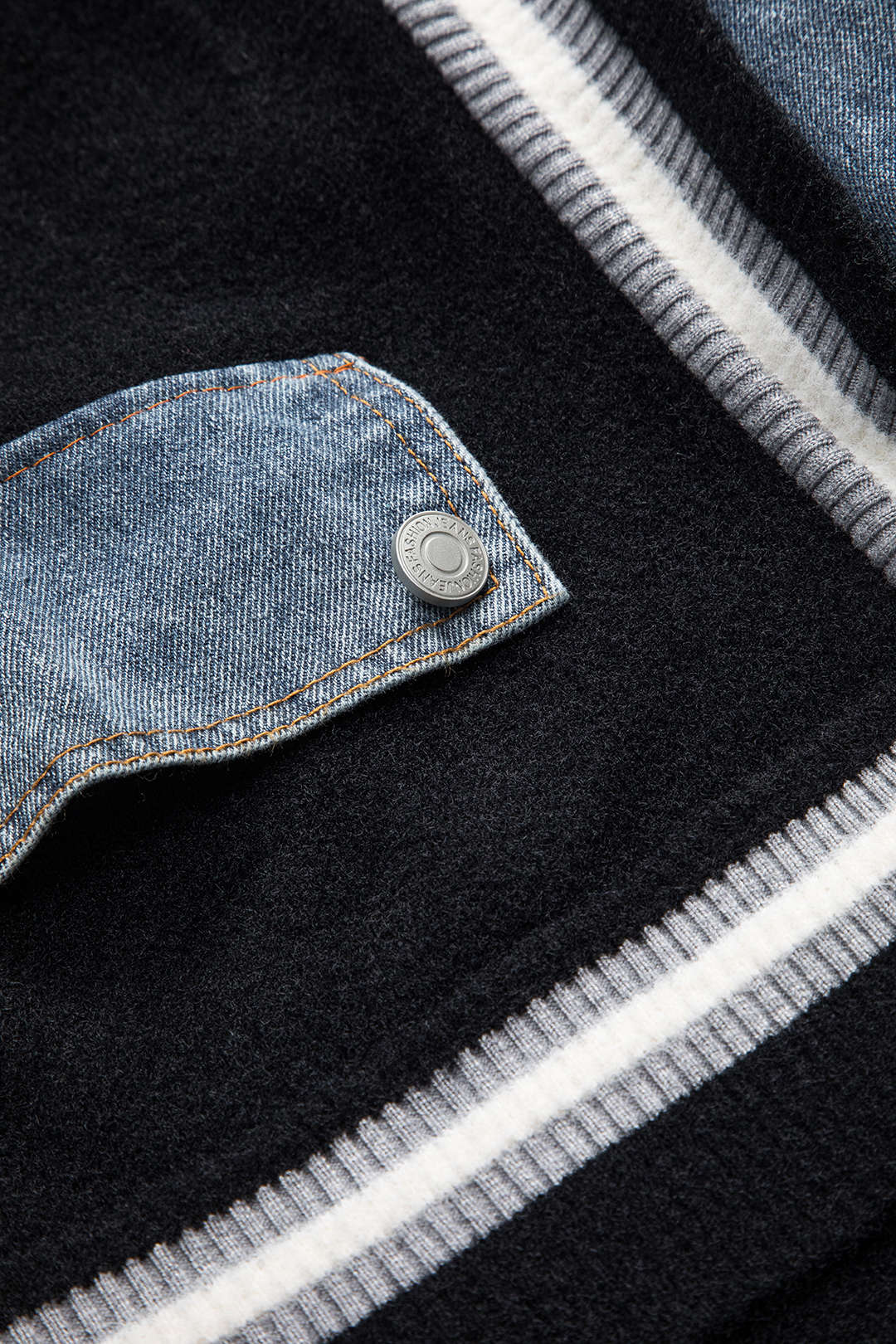 Denim-Hemd Cardigan Kombi Vielseitig Trendy