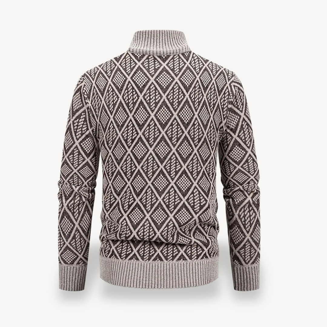 Cardigan mit durchgehendem Reißverschluss für Herren | Loravelle 1