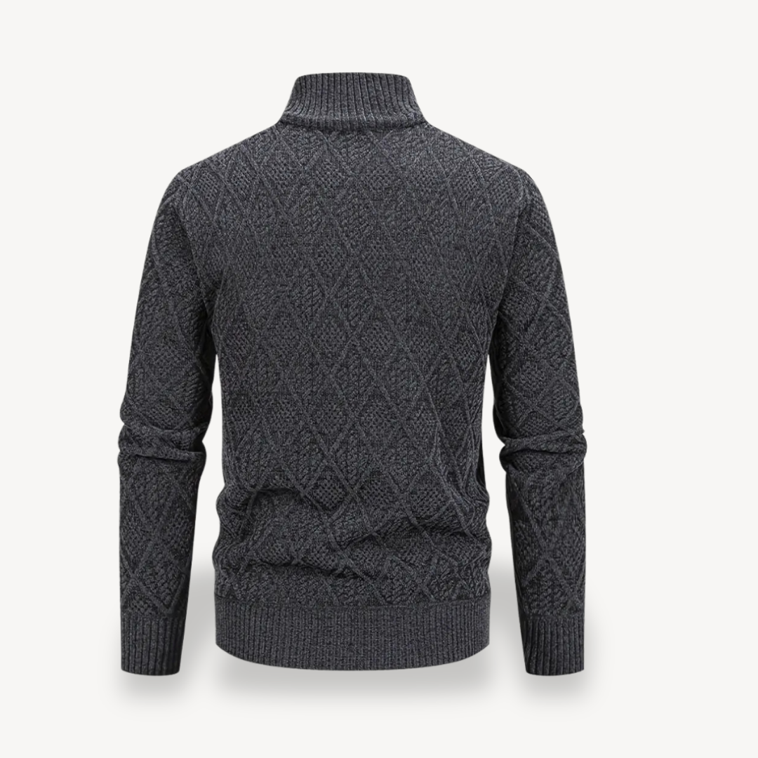 Cardigan mit durchgehendem Reißverschluss für Herren | Loravelle 3