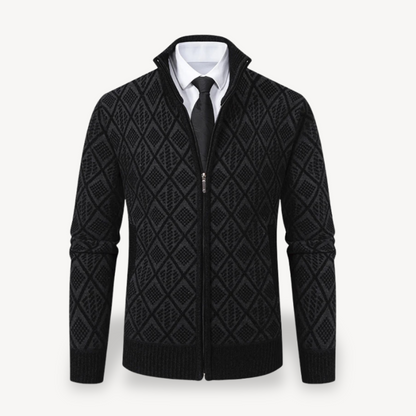 Cardigan mit durchgehendem Reißverschluss für Herren | Loravelle 4