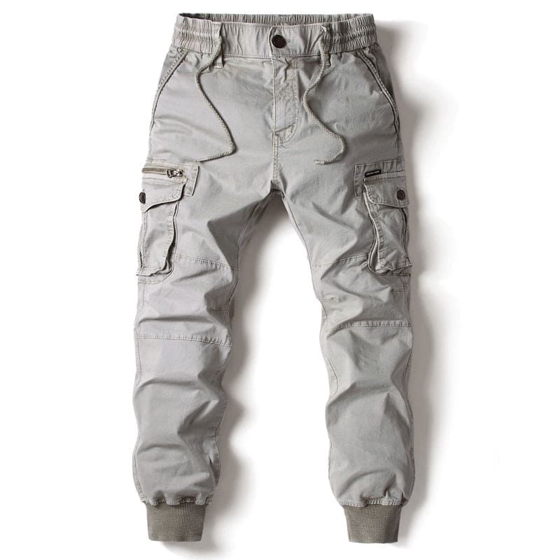 Herren Cargo-Hose Bequem Modern Grün