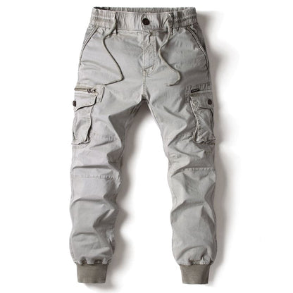 Herren Cargo-Hose Bequem Modern Grün