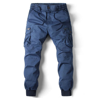 Herren Cargo-Hose Bequem Modern Grün