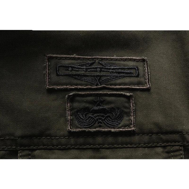 Cargo Jacke - Army grün - Feldjacke - Militärische Einsatzjacke - Herrenjacke-Chaps Herrenmode