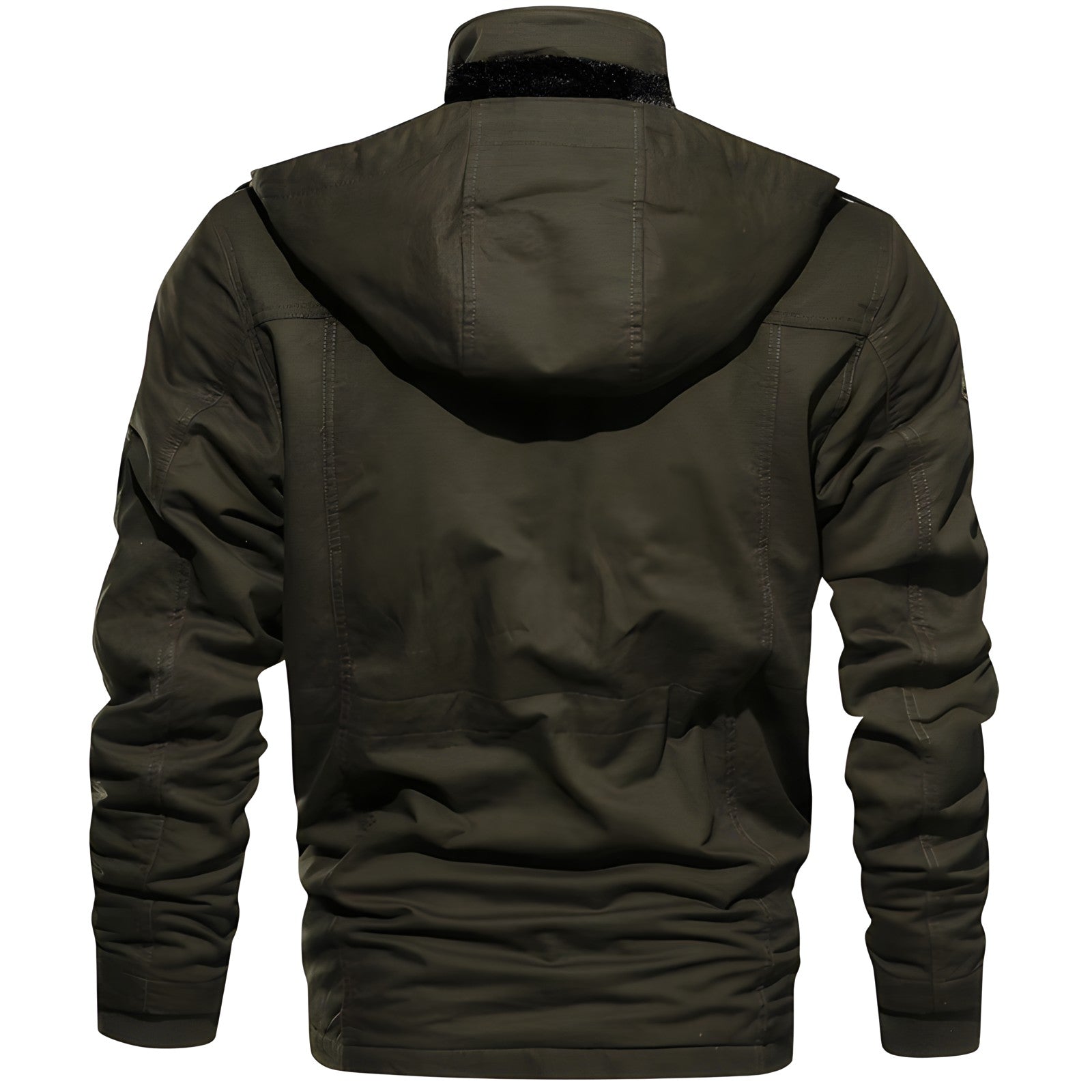 Cargo-Jacke | Mit Kapuze | Taschen | Fleecegefütterte Jacke | Herren-Winterjacke-Chaps Herrenmode