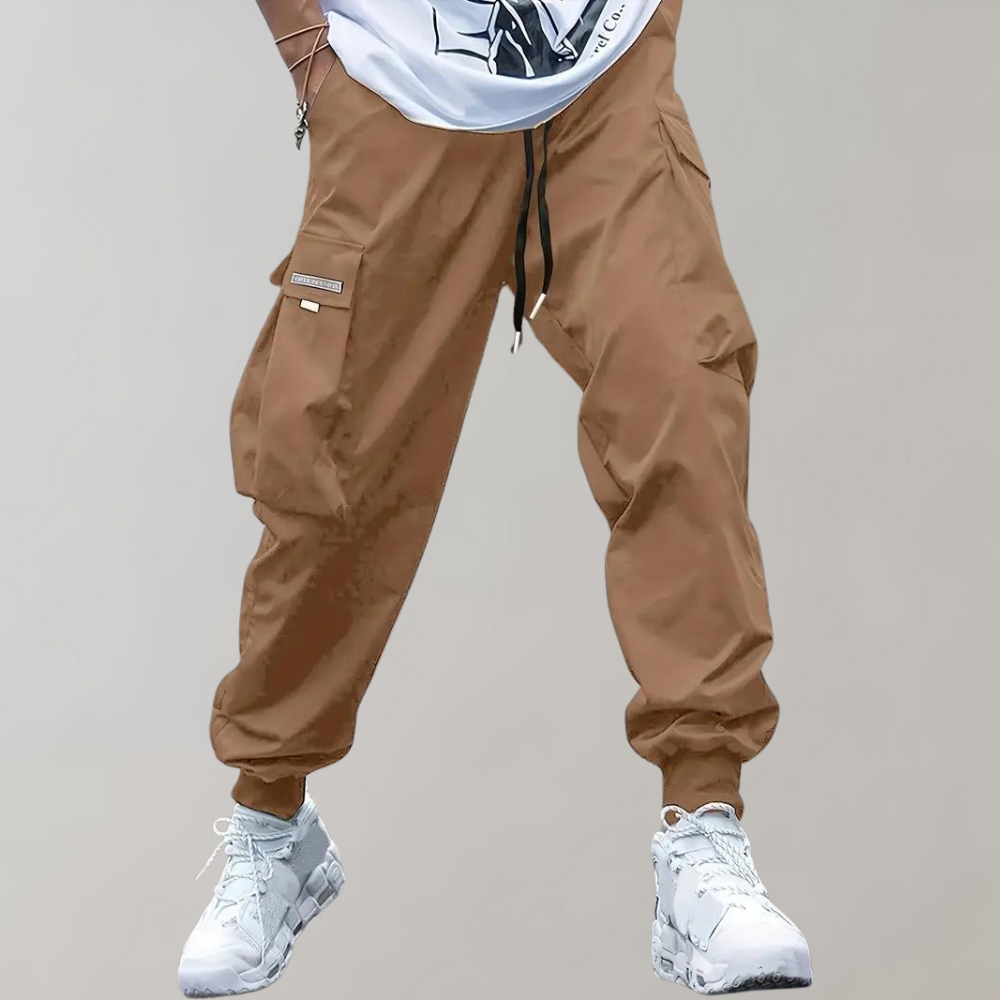 Cargo-Jogger - Elastische Taille - Taschen - Cargo-Hosen - Herren-Jogger-Chaps Herrenmode