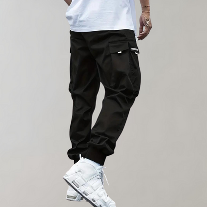 Cargo-Jogger - Elastische Taille - Taschen - Cargo-Hosen - Herren-Jogger-Chaps Herrenmode