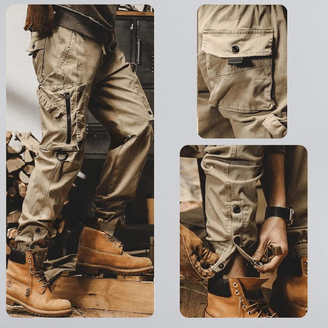 Cargo Jogger - Skinny - Taschen - Cargohosen - Herrenhosen-Chaps Herrenmode